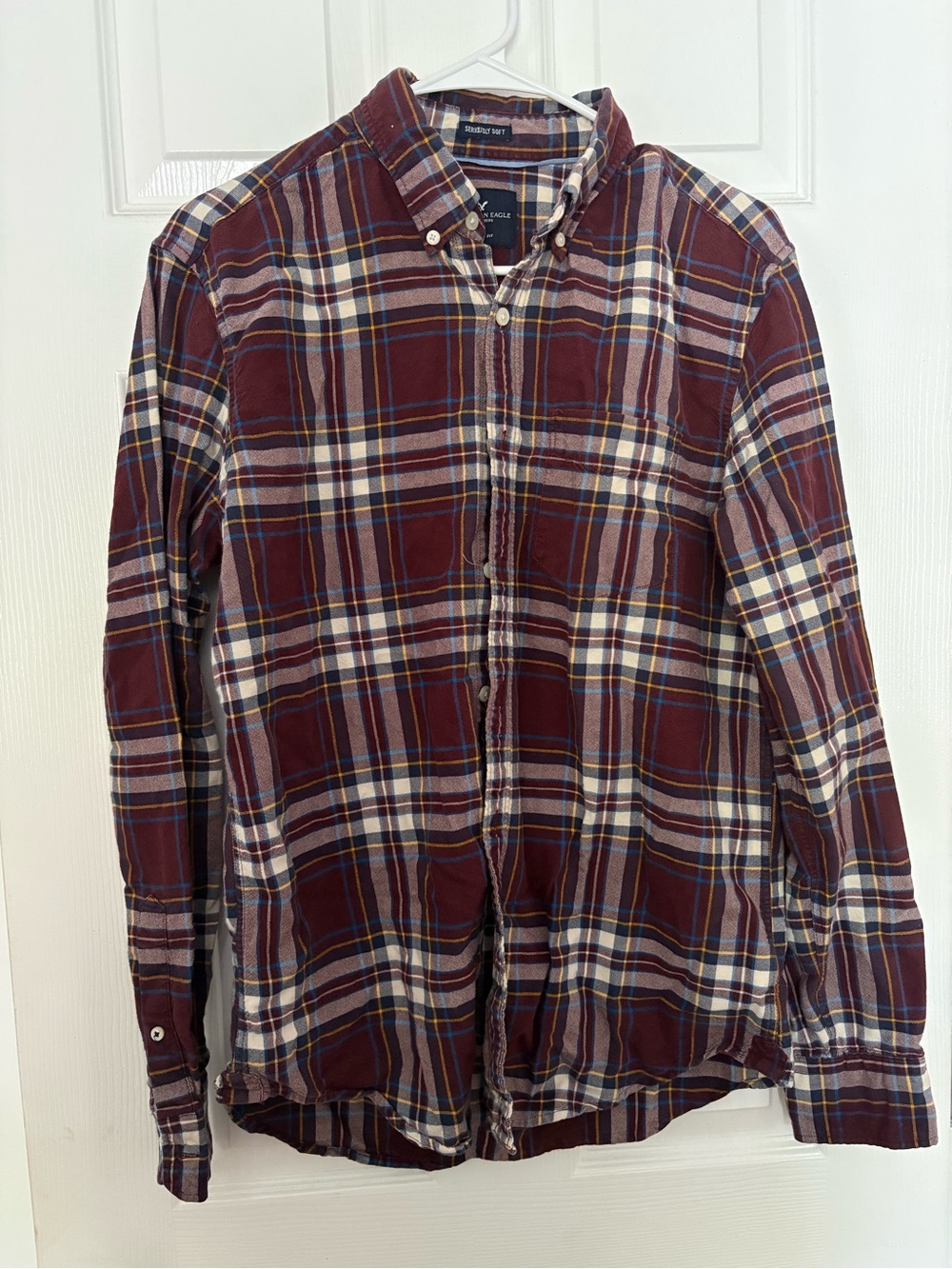 American Eagle plaid button down